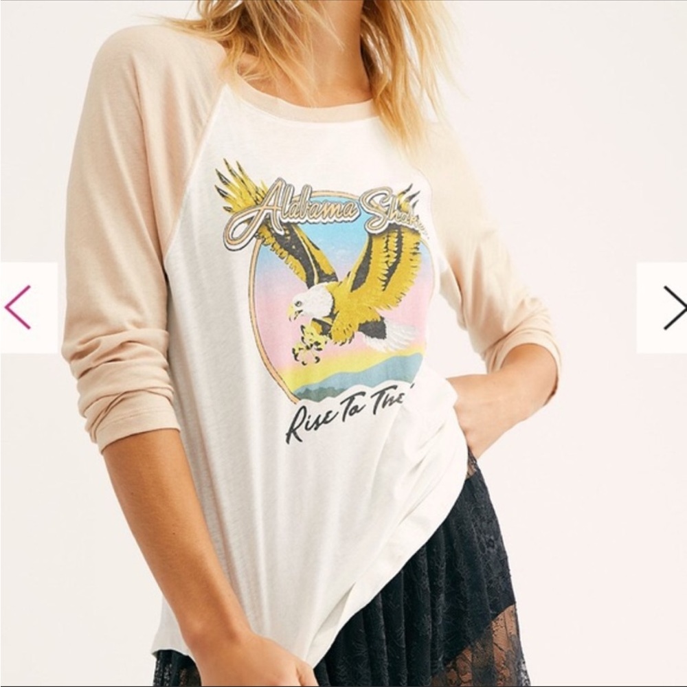 Daydreamer Free People Alabama Shakes Raglan Tee